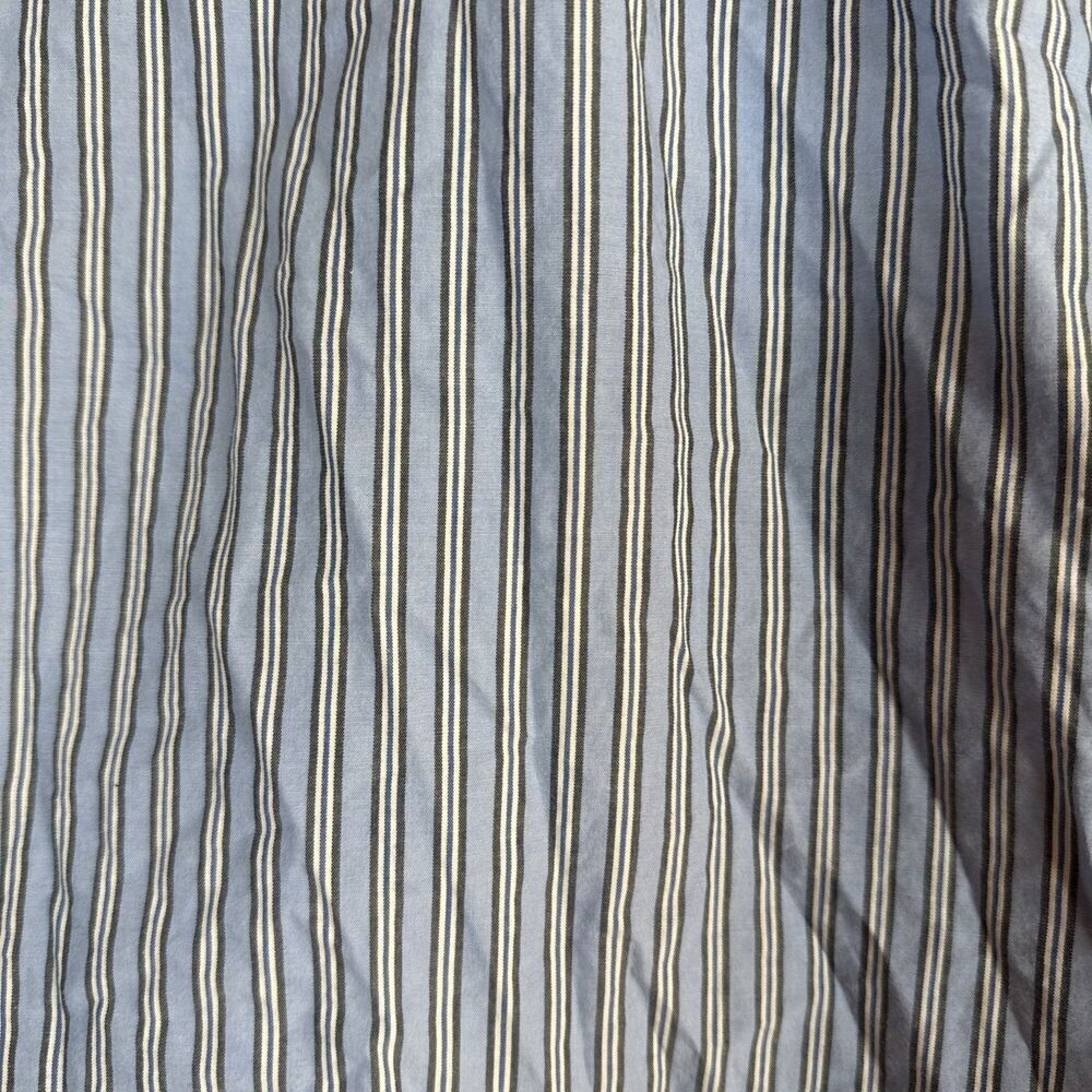 Men’s Abercrombie & Fitch Button Up Shirt Blue Striped Size Small Preowned - Picture 15 of 15